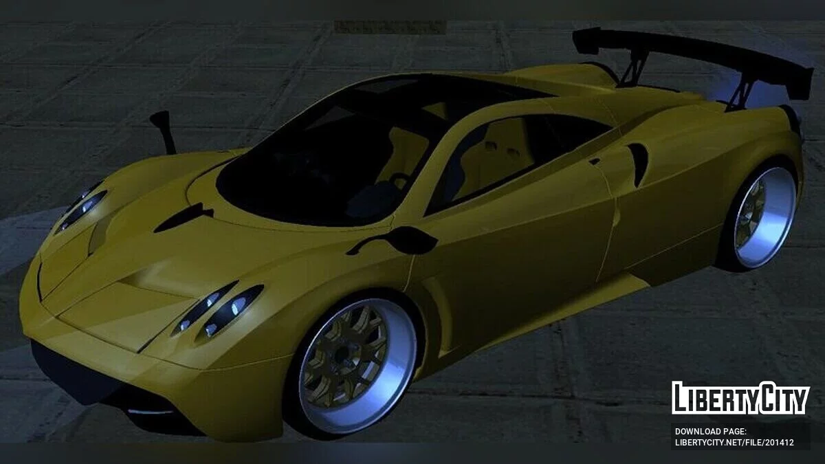 Pagani Huayra (hanya DFF) / GTA San Andreas (iOS, Android)