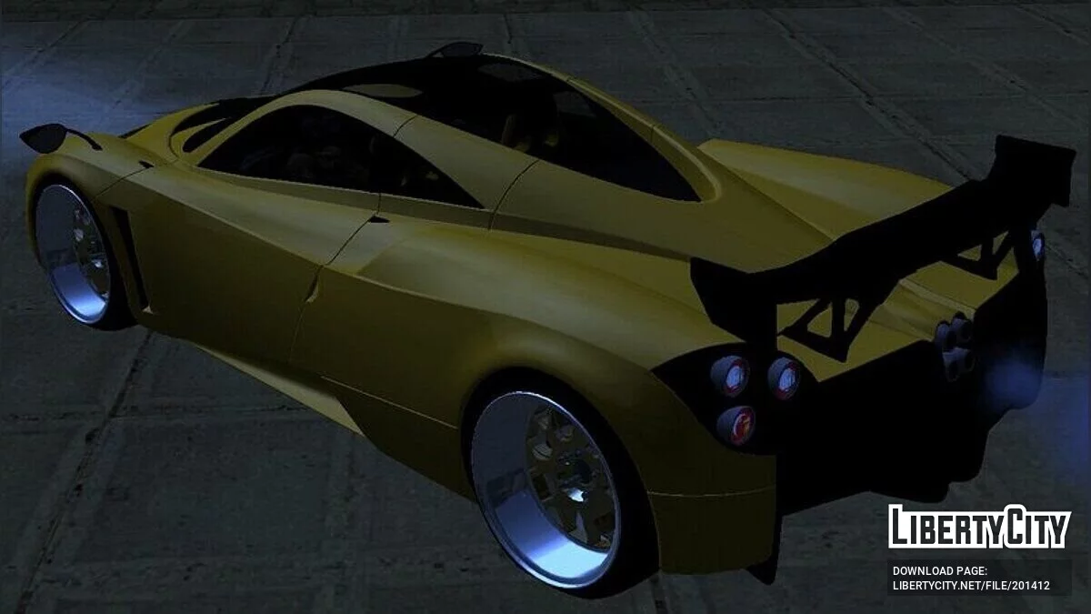 Pagani Huayra (hanya DFF) / GTA San Andreas (iOS, Android)