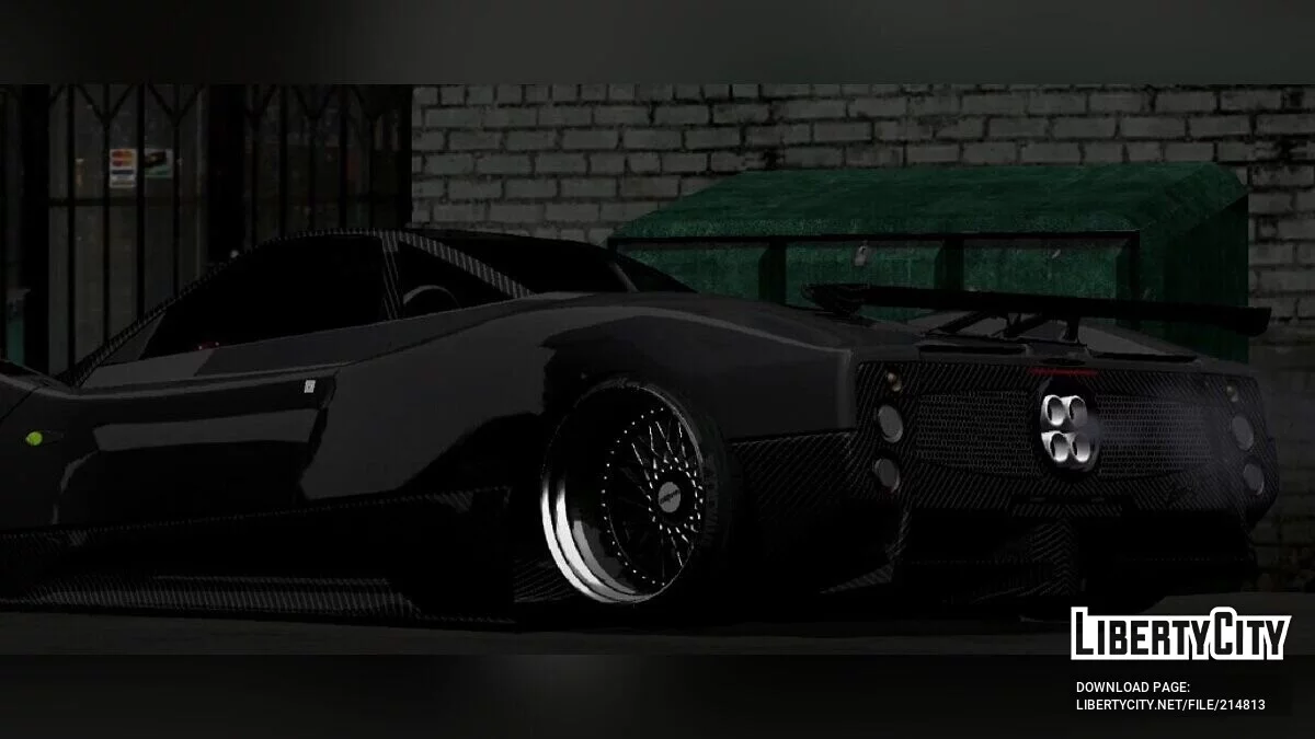 Pagani Zonda F Low Stance / GTA San Andreas (iOS, Android)