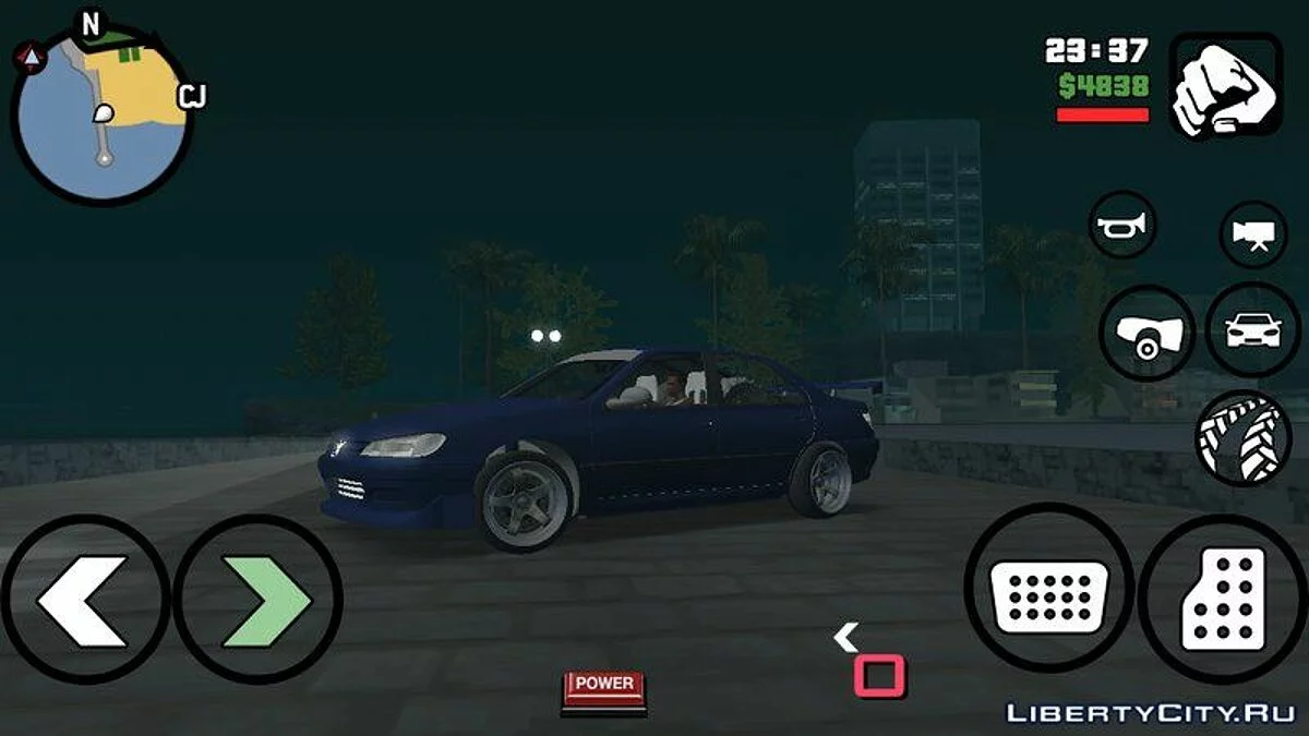 بيجو 406 4x4 (DFF فقط) / GTA سان أندرياس (iOS، أندرويد)