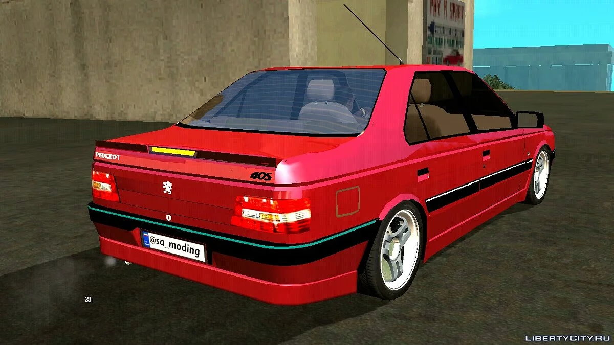 Peugeot 405 SLX Sport / GTA San Andreas (iOS, Android)