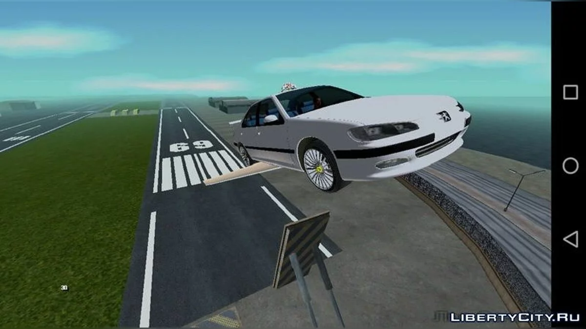 Taksi Marseille: Peugeot 406 / GTA San Andreas (iOS, Android)