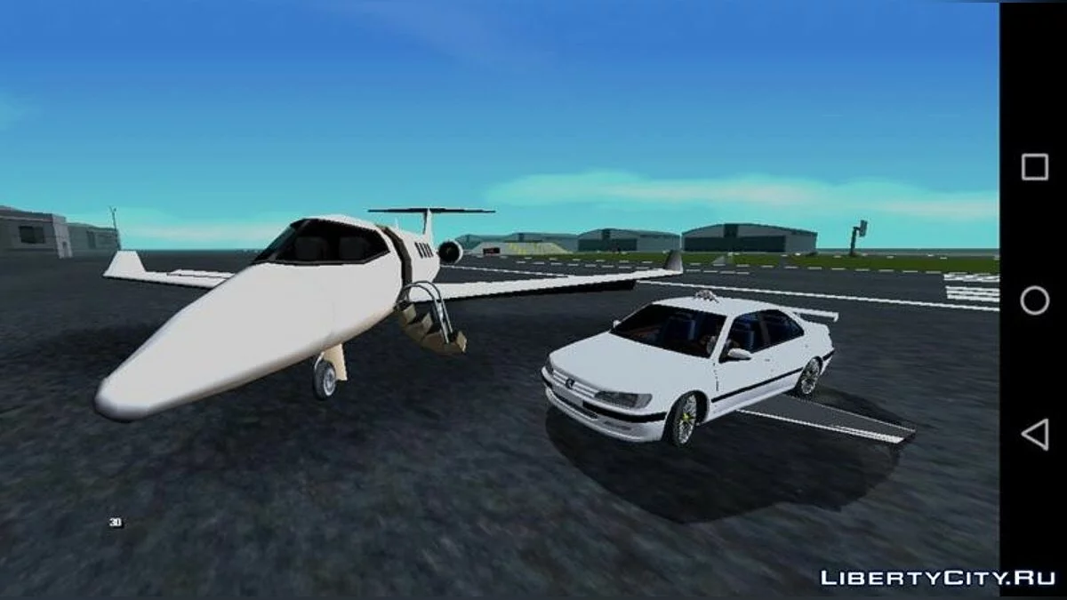 Taksi Marseille: Peugeot 406 / GTA San Andreas (iOS, Android)