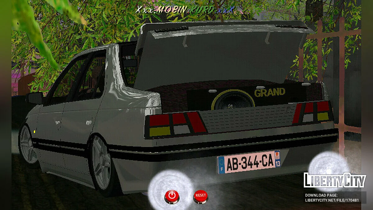 بيجو 405 Mi16 / GTA سان أندرياس (iOS، أندرويد)