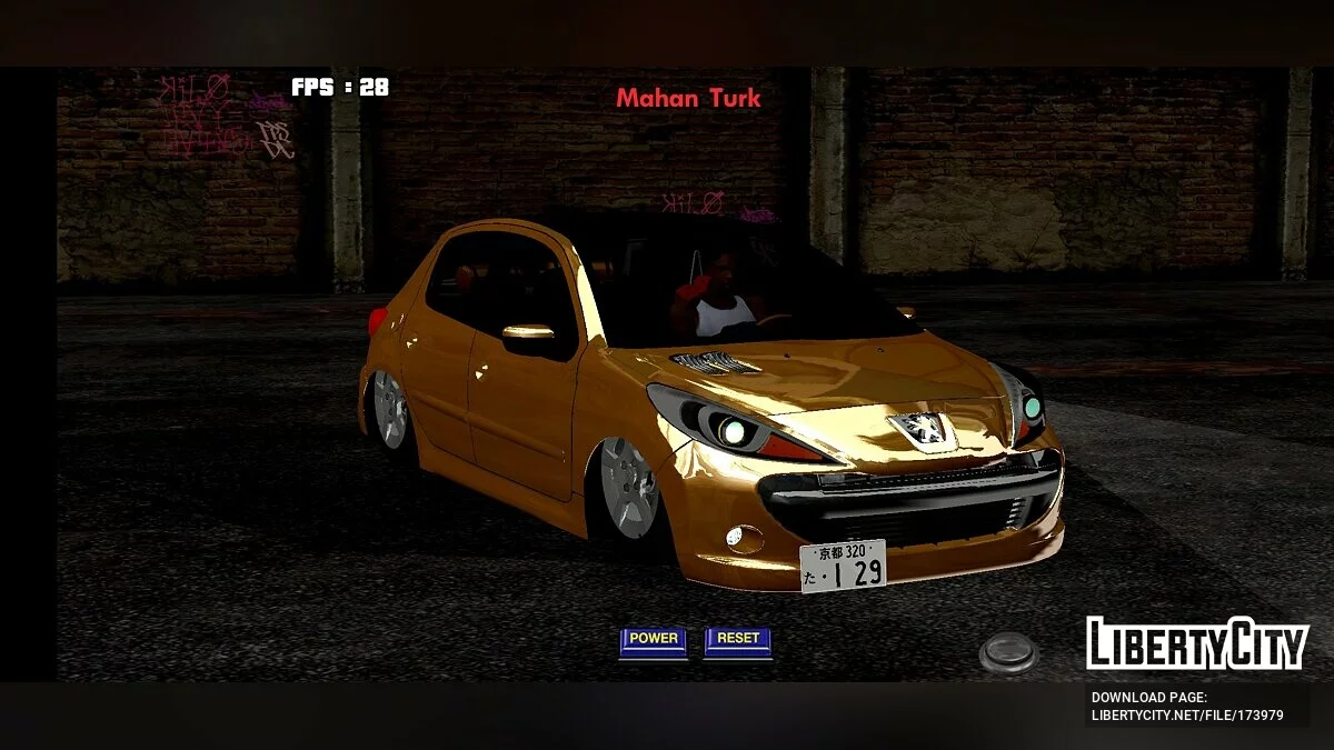 Peugeot 207 Peno / GTA San Andreas (iOS, Android)
