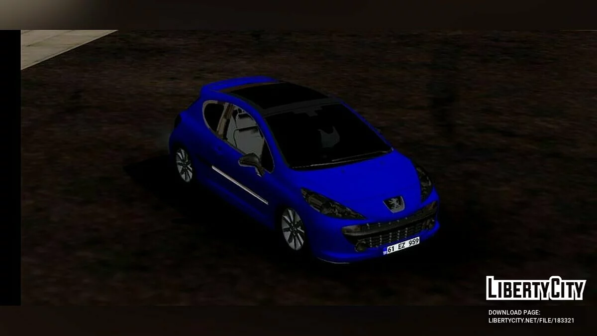 Peugeot 207 (nur DFF) / GTA San Andreas (iOS, Android)