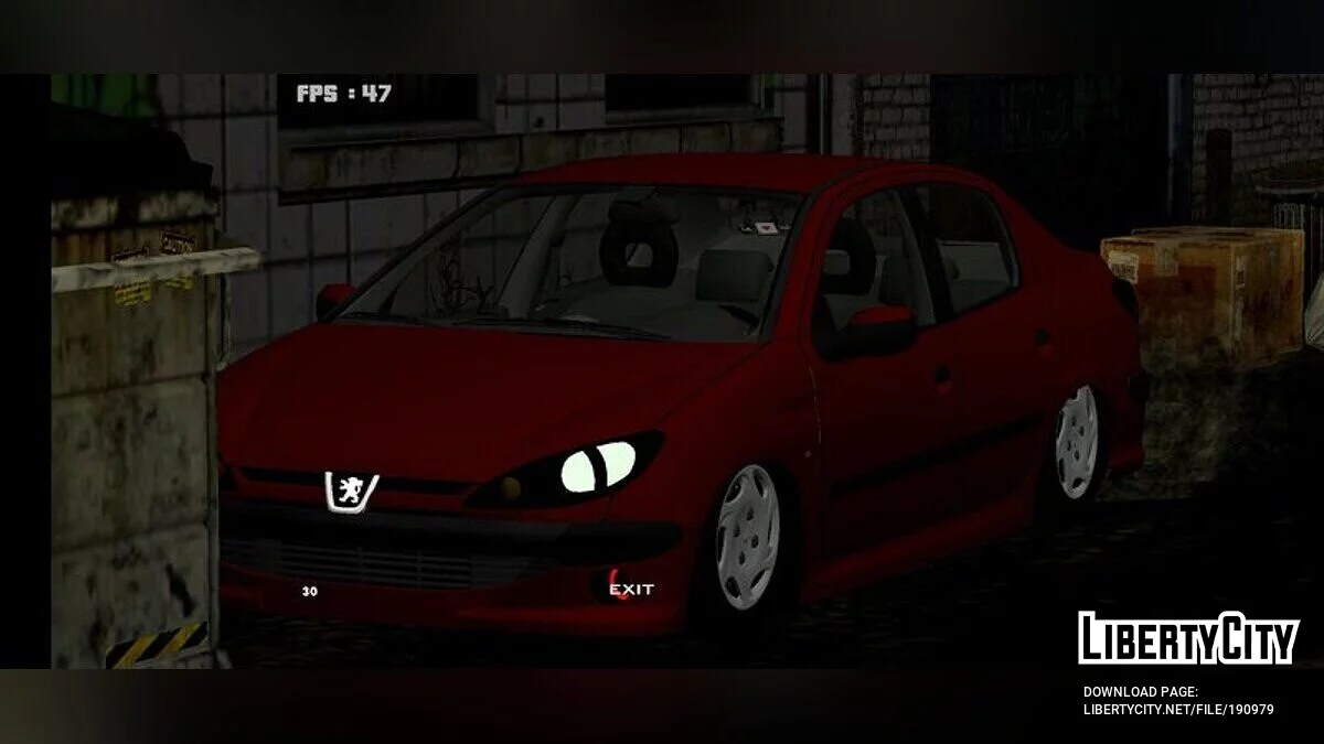 Peugeot 206sd / GTA San Andreas (iOS, Android)