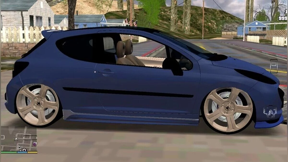 Peugeot 207 RC (somente DFF) / GTA San Andreas (iOS, Android)