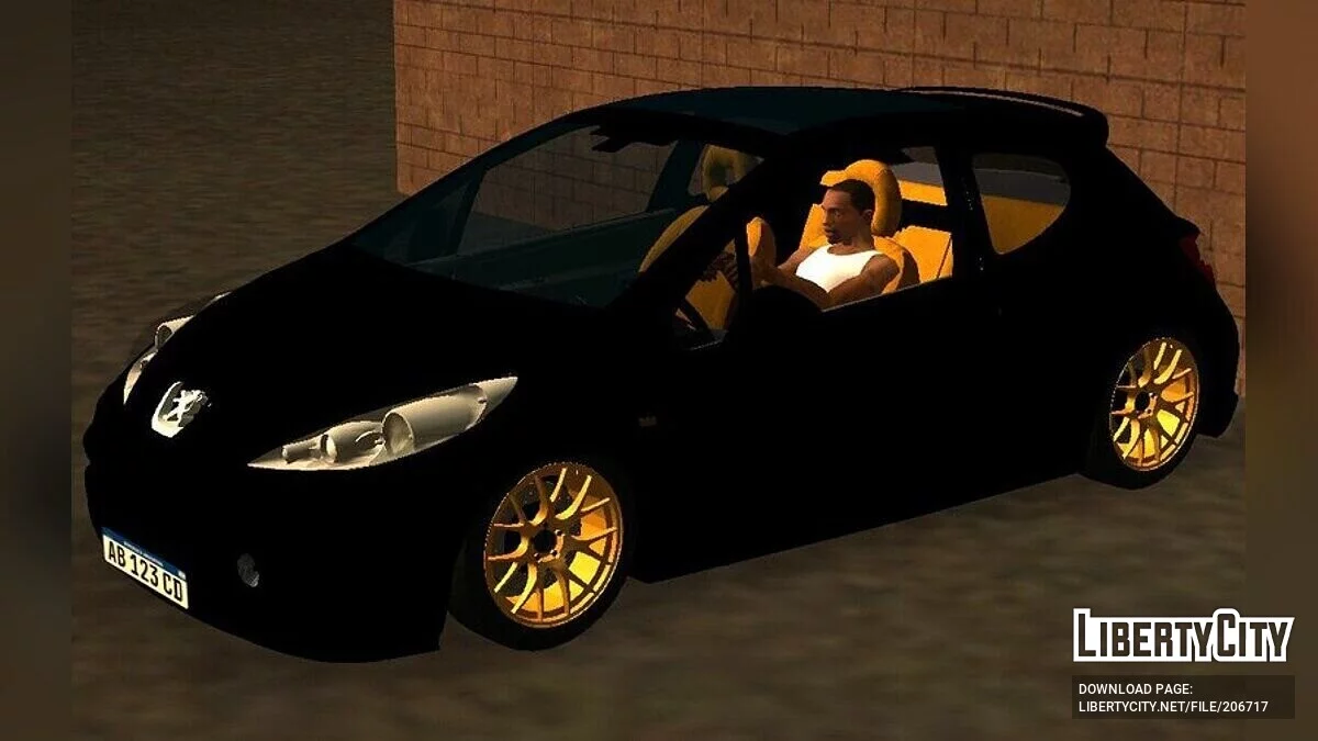 Peugeot 207 RC Argentina (тільки DFF) / GTA San Andreas (iOS, Android)