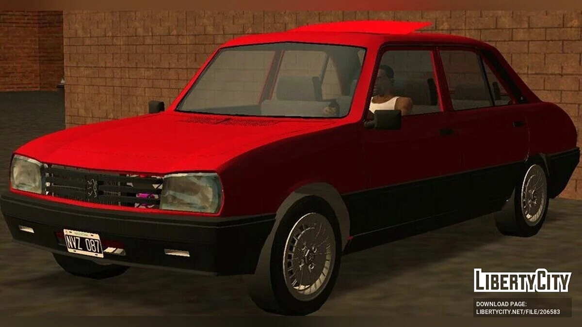 بيجو 504 الأرجنتين (DFF فقط) / GTA سان أندرياس (iOS، أندرويد)