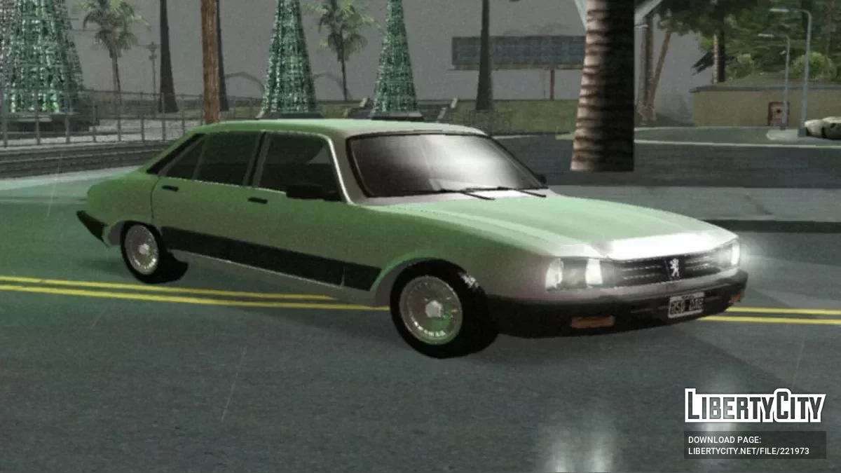 Peugeot 504 1994 (VehFuncs) — PC & Android / GTA San Andreas (iOS, Android)