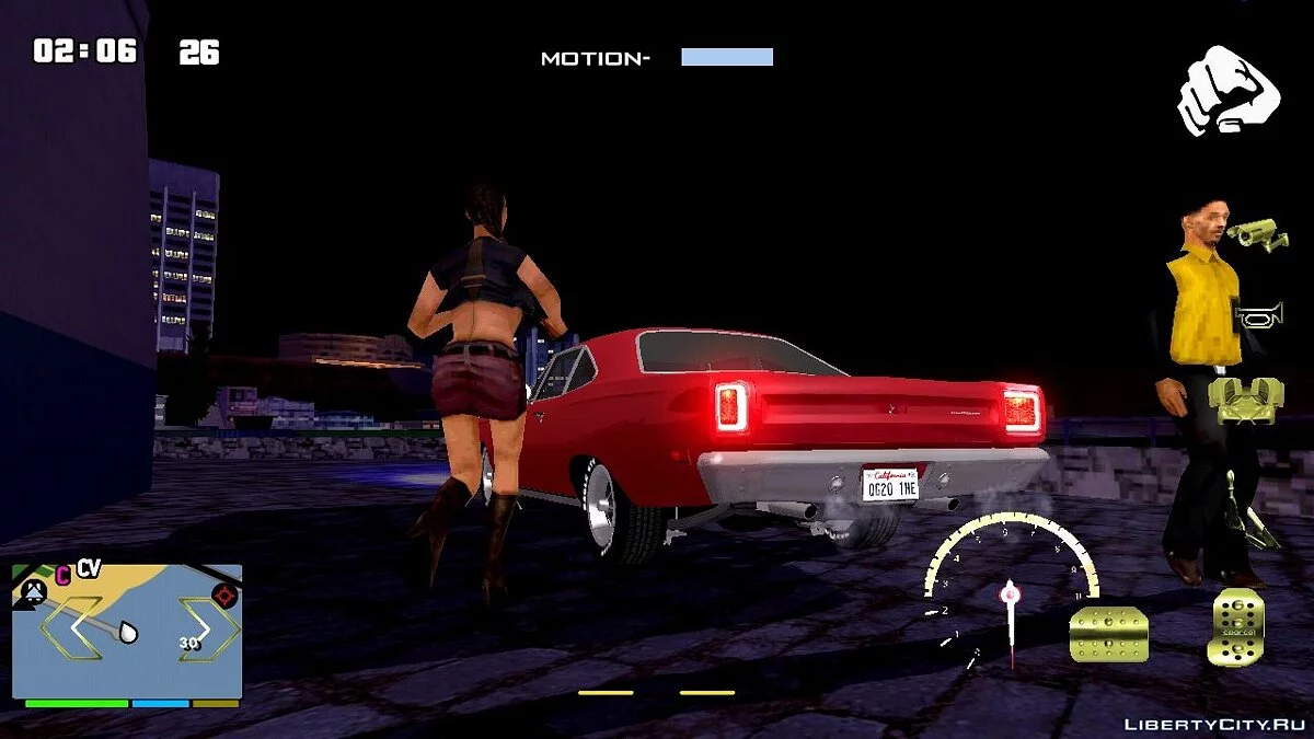 Playmouth Roadrunner von 1966 / GTA San Andreas (iOS, Android)