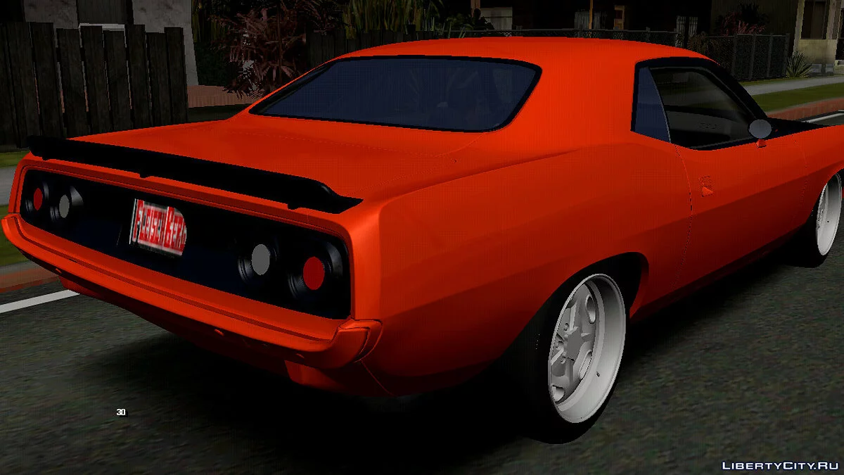 1973 Letty Plymouth Barracuda F&F7 (тільки DFF) / GTA San Andreas (iOS, Android)