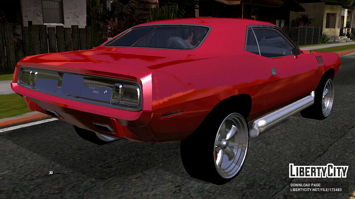 1971年普利茅斯Hemi Cuda(仅DFF) / GTA San Andreas (iOS, Android)