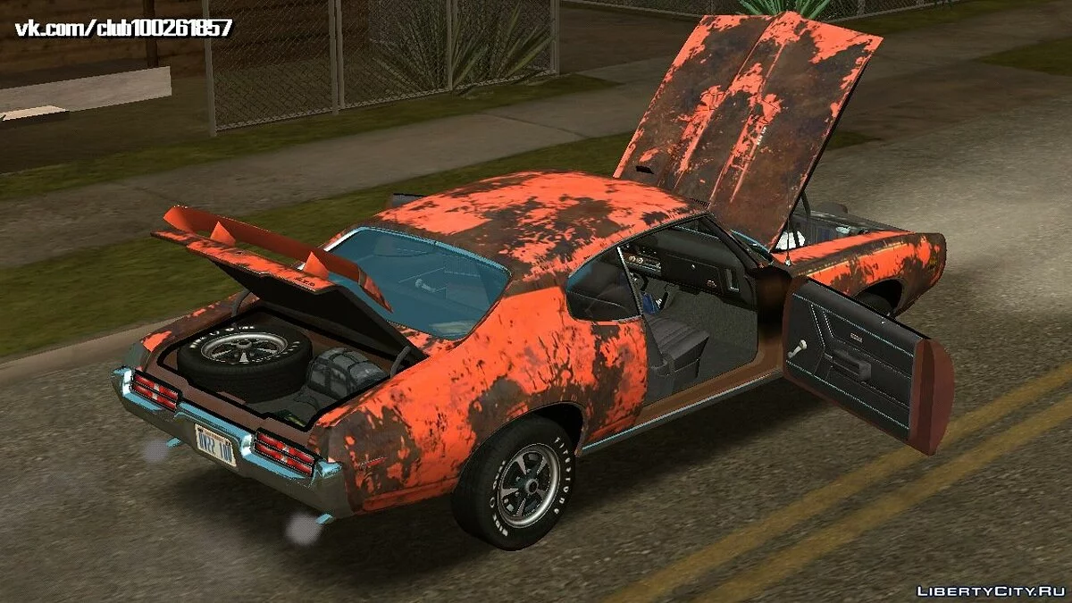Pontiac GTO The Judge Hardtop Coupe 1969 / GTA San Andreas (iOS, Android)