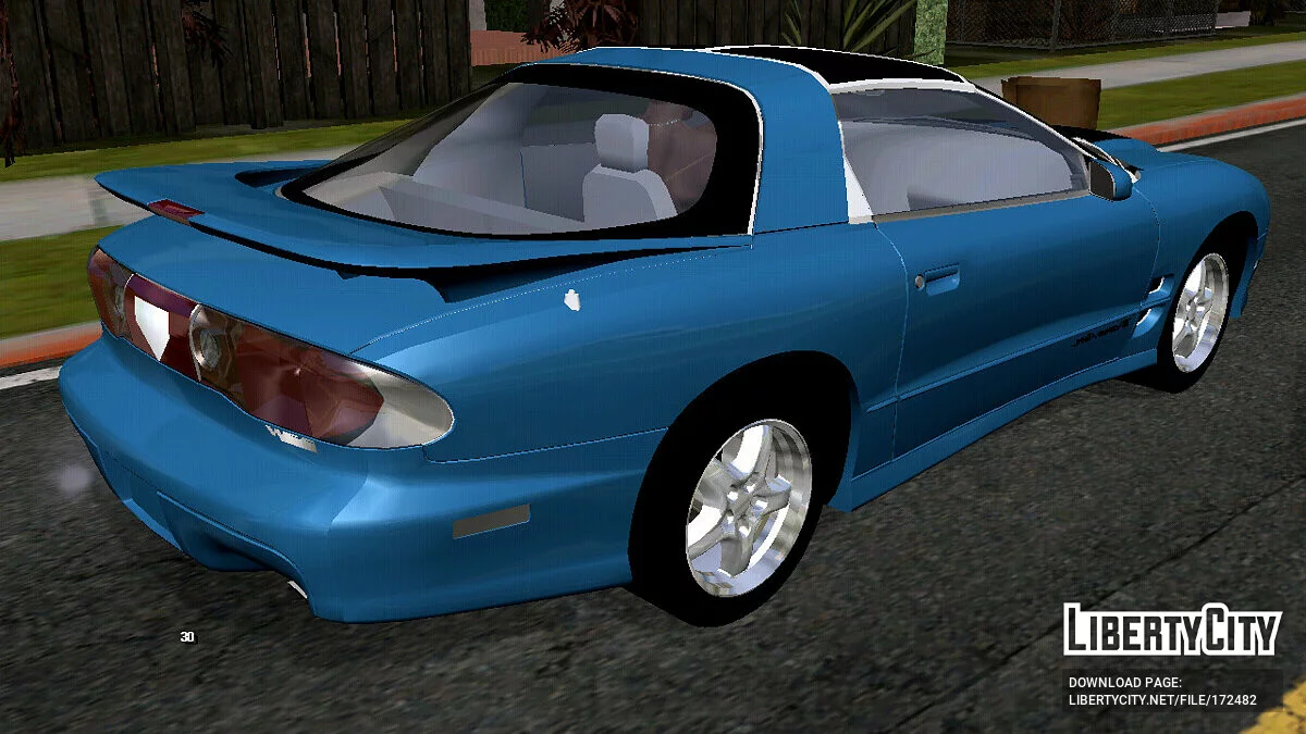 庞蒂亚克火鸟 2002 (仅 DFF) / GTA San Andreas (iOS, Android)