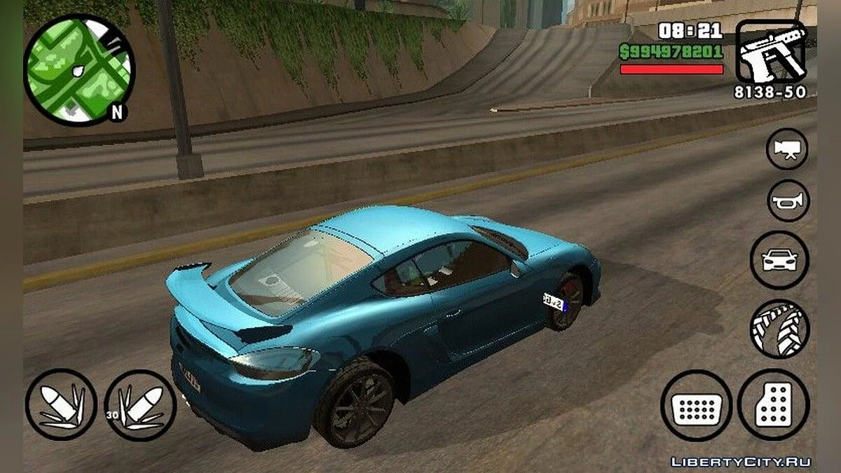 Porsche Cayman GT4 / GTA San Andreas (iOS, Android)