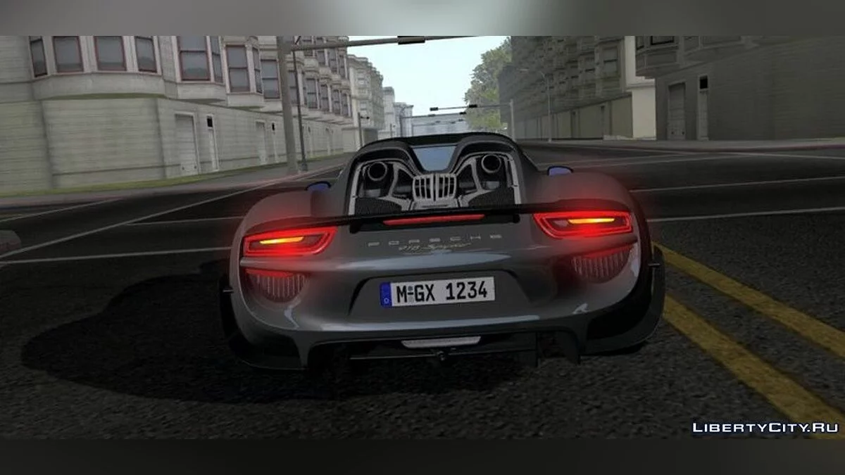 Porsche 918 Spyder / GTA San Andreas (iOS, Android)