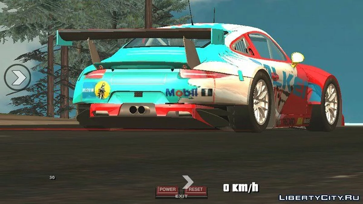 Porsche 911 RSR 2014 / GTA San Andreas (iOS, Android)