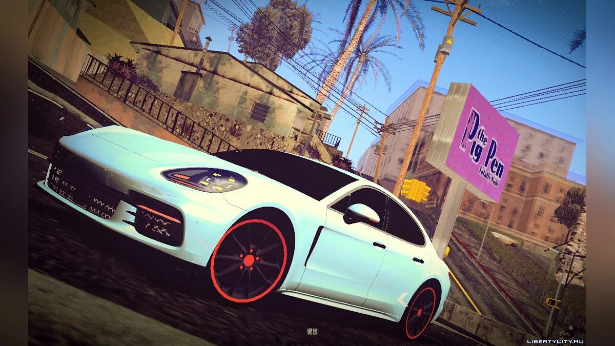 Porsche Panamera 4s 2017 (тільки DFF) / GTA San Andreas (iOS, Android)