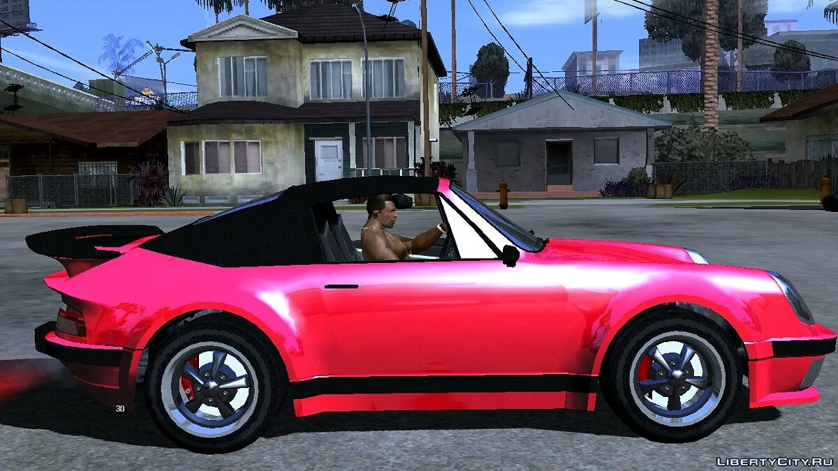 1980 Porsche 911 Carrera Turbo (gaya Comet) v1.0 / GTA San Andreas (iOS, Android)