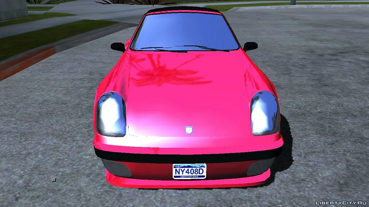 1980 Porsche 911 Carrera Turbo (gaya Comet) v1.0 / GTA San Andreas (iOS, Android)