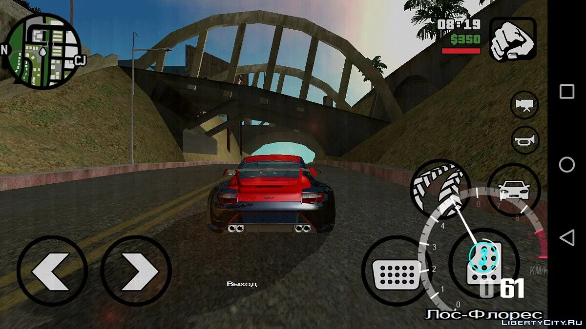Porsche 911 GT2 from NFS: Undercover / GTA San Andreas (iOS, Android)