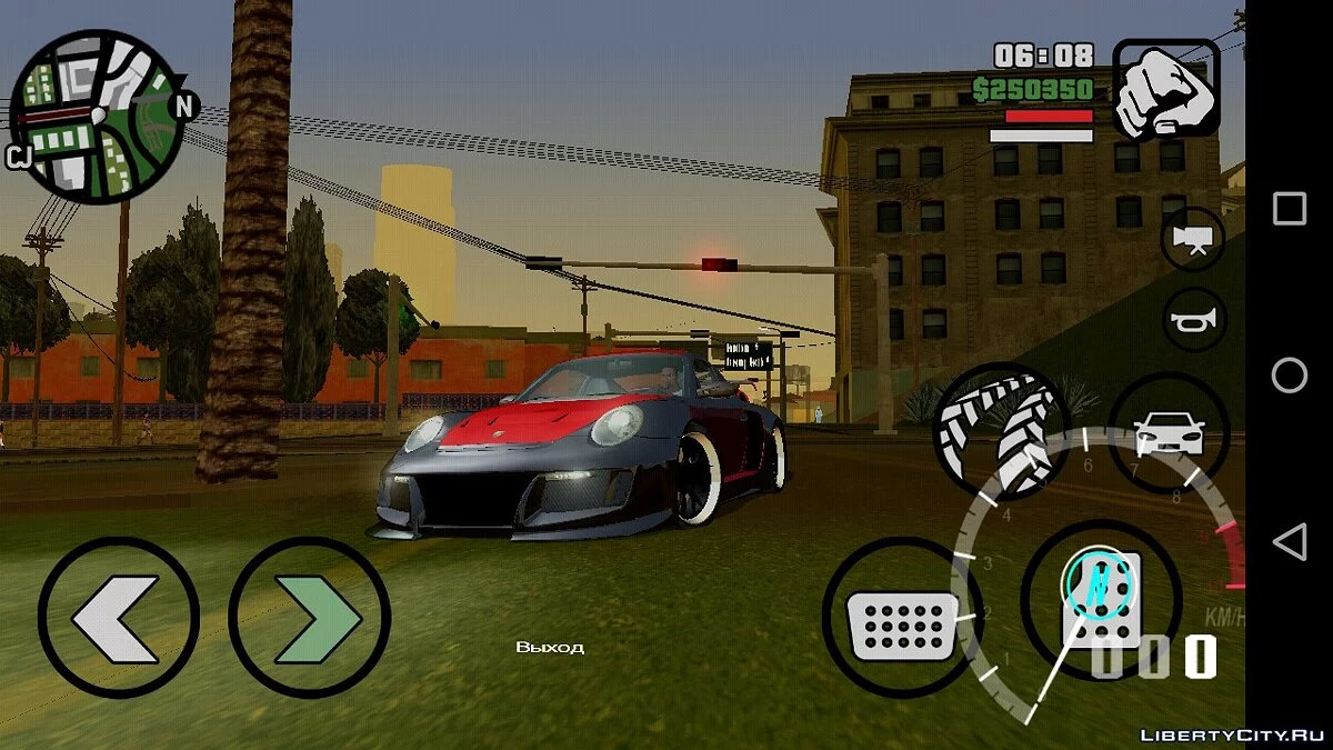 Porsche 911 GT2 from NFS: Undercover / GTA San Andreas (iOS, Android)