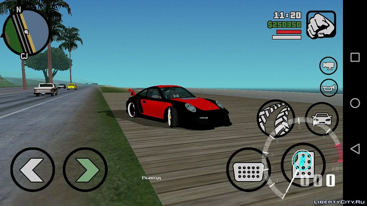 Porsche 911 GT2 from NFS: Undercover / GTA San Andreas (iOS, Android)