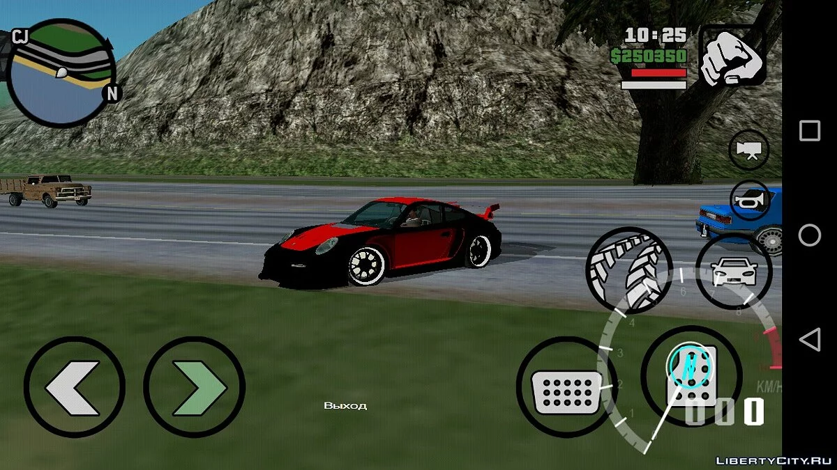 Porsche 911 GT2 from NFS: Undercover / GTA San Andreas (iOS, Android)