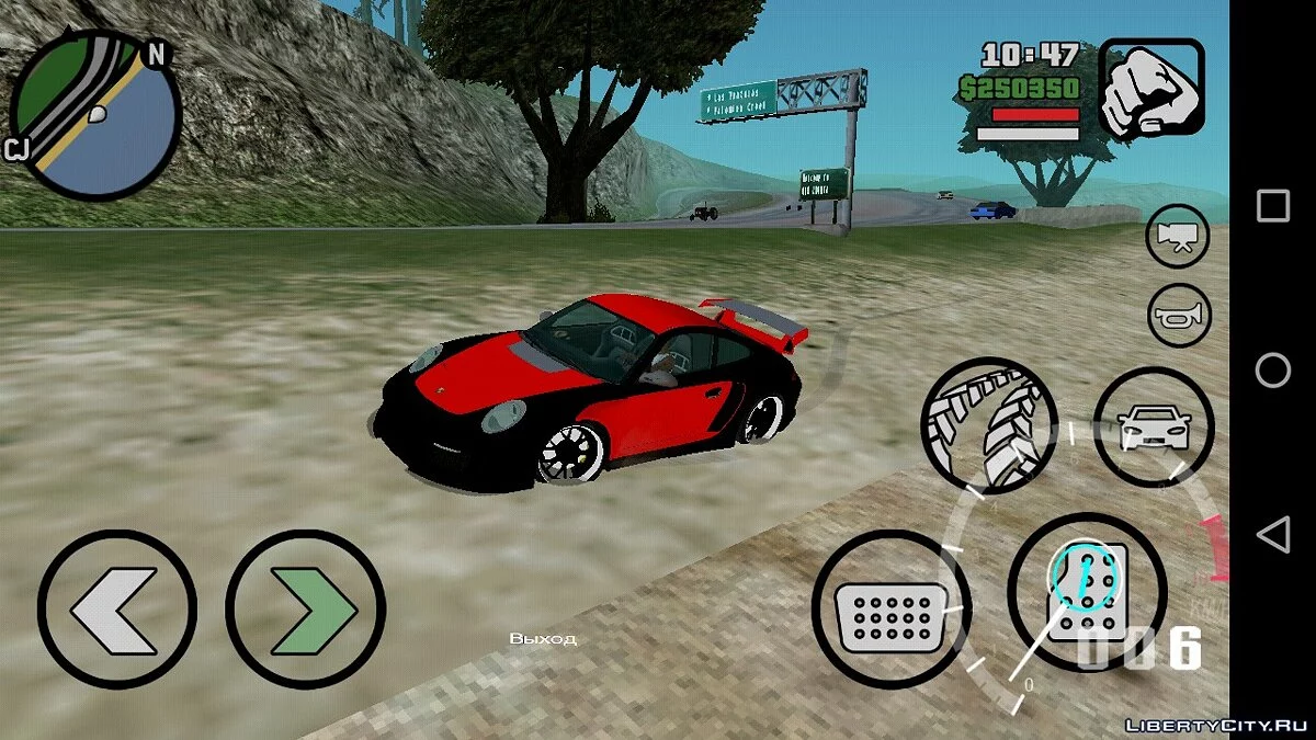 Porsche 911 GT2 from NFS: Undercover / GTA San Andreas (iOS, Android)