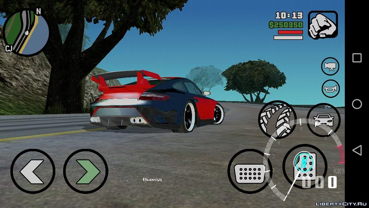 Porsche 911 GT2 from NFS: Undercover / GTA San Andreas (iOS, Android)