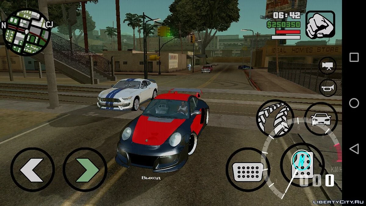 Porsche 911 GT2 from NFS: Undercover / GTA San Andreas (iOS, Android)