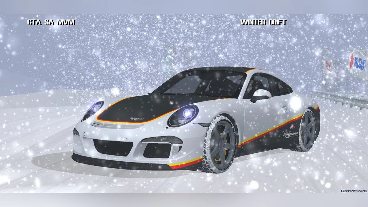 Porsche GT3 + тюнінг і вініли / GTA San Andreas (iOS, Android)