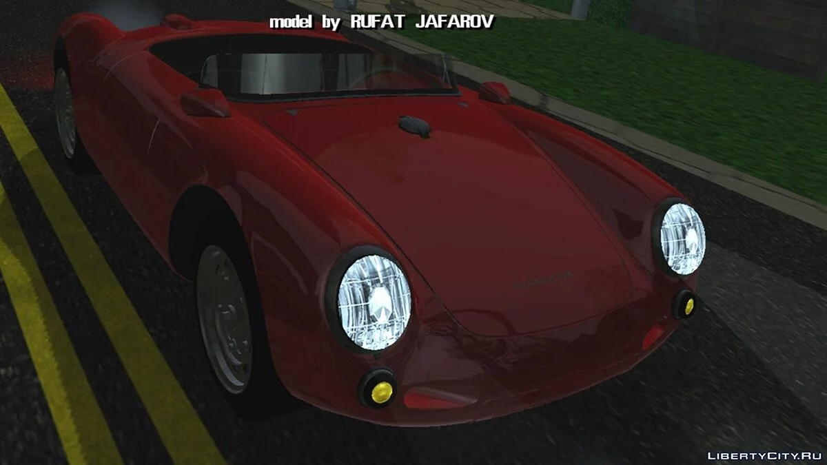 بورش 550 سبايدر (DFF فقط) / GTA سان أندرياس (iOS، أندرويد)