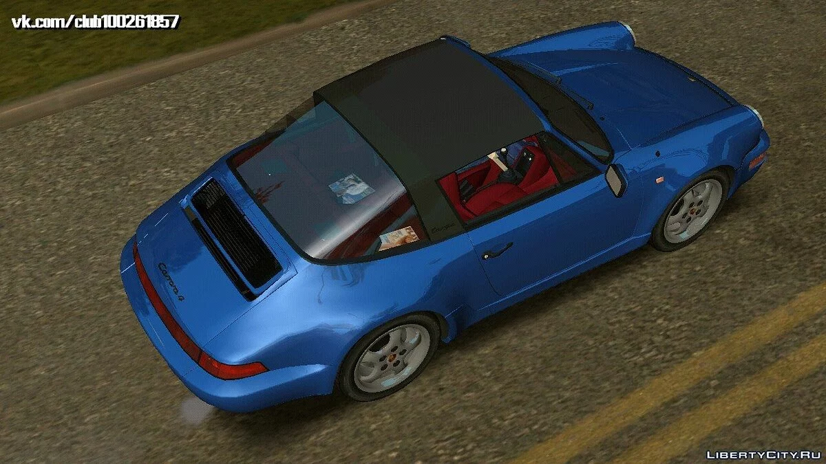 Porsche 911 Carrera 4 Targa (964) 1989 / GTA San Andreas (iOS, Android)