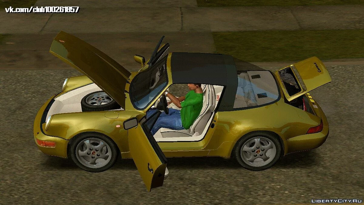 Porsche 911 Carrera 4 Targa (964) 1989 / GTA San Andreas (iOS, Android)