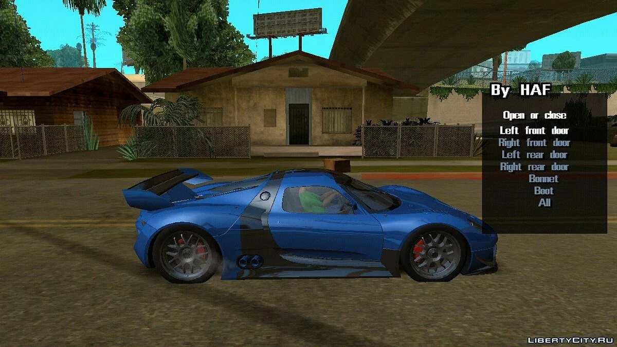 Porsche 918 RSR 2010 (hanya DFF) / GTA San Andreas (iOS, Android)