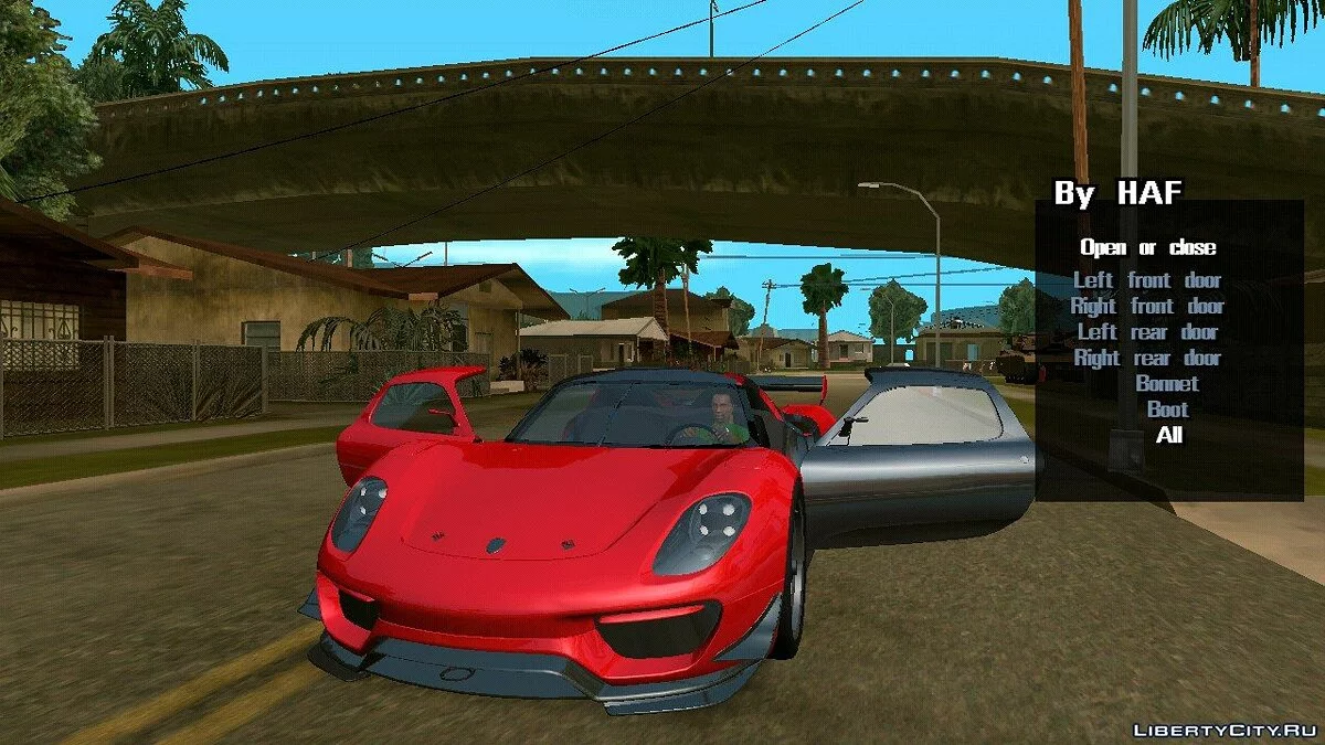 Porsche 918 RSR 2010 (hanya DFF) / GTA San Andreas (iOS, Android)