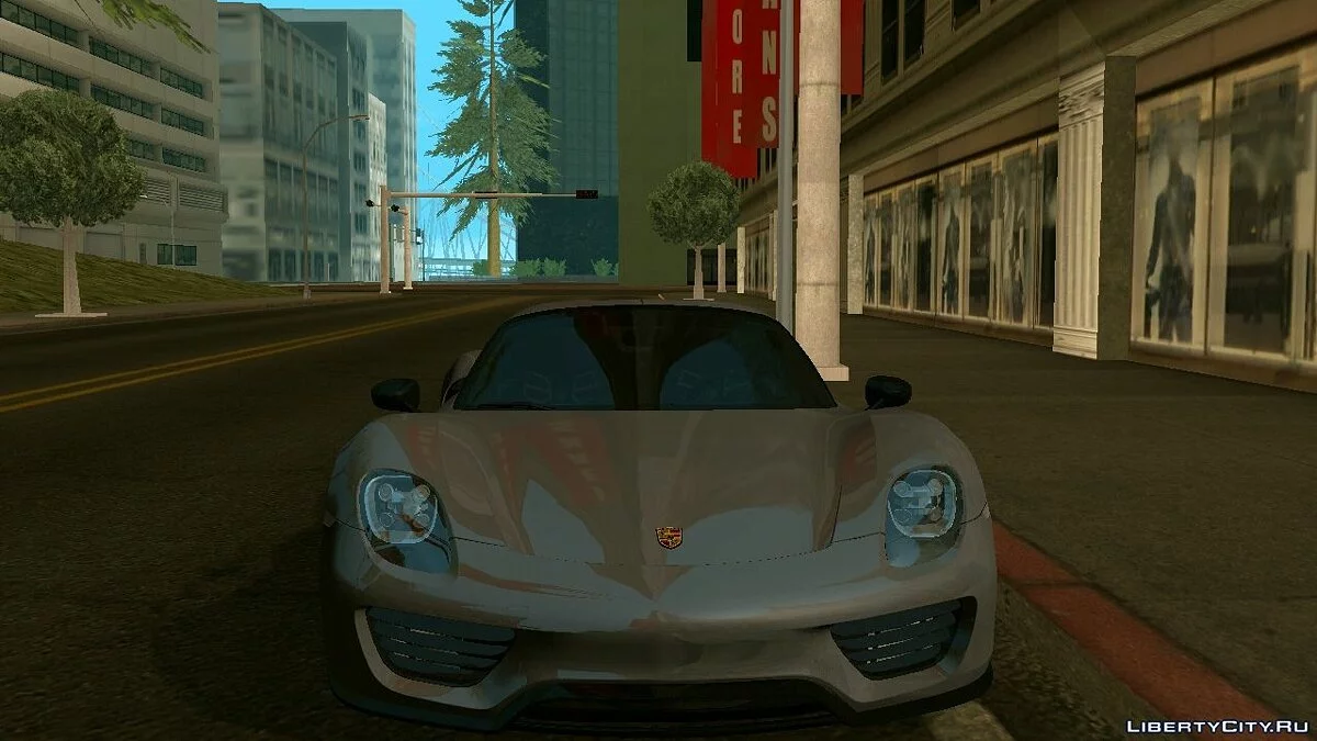 Porsche 918 spyder '13 (DFF uniquement) / GTA San Andreas (iOS, Android)