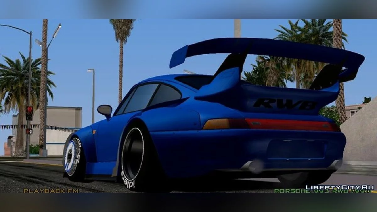 Porsche 993 RWB 1993 / GTA San Andreas (iOS, Android)