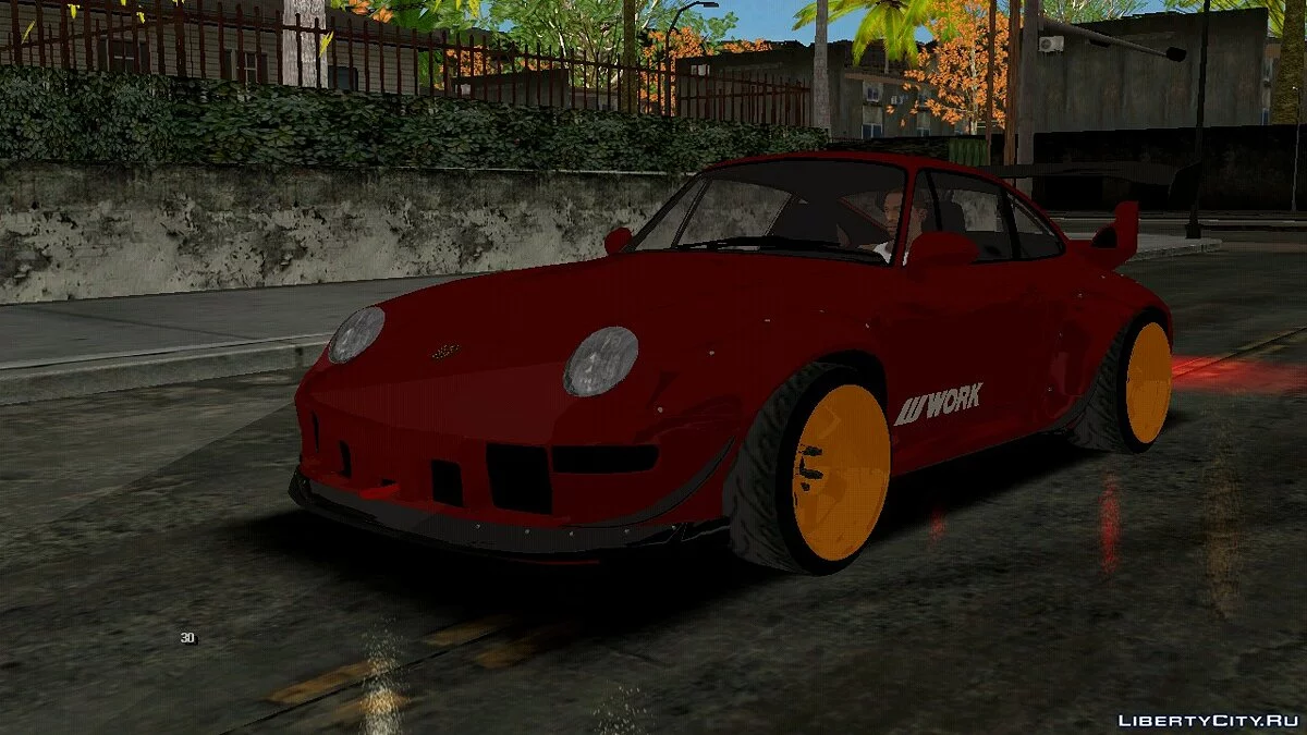Porsche 993 RWB v3 final (только DFF) / GTA San Andreas (iOS, Android)