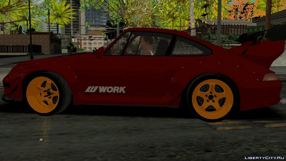 Porsche 993 RWB v3 final (только DFF) / GTA San Andreas (iOS, Android)