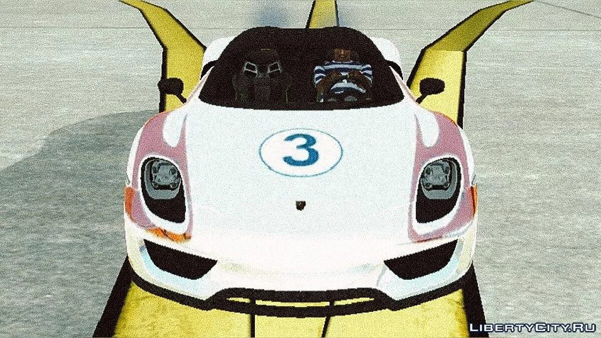 保时捷 918 Spyder Weissach 套件 / GTA San Andreas (iOS, Android)