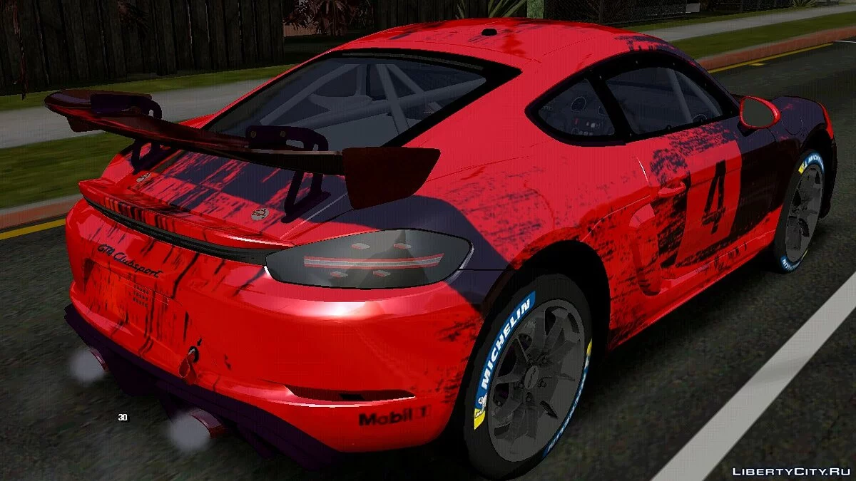 Porsche 718 Cayman GT4 Clubsport / GTA San Andreas (iOS, Android)