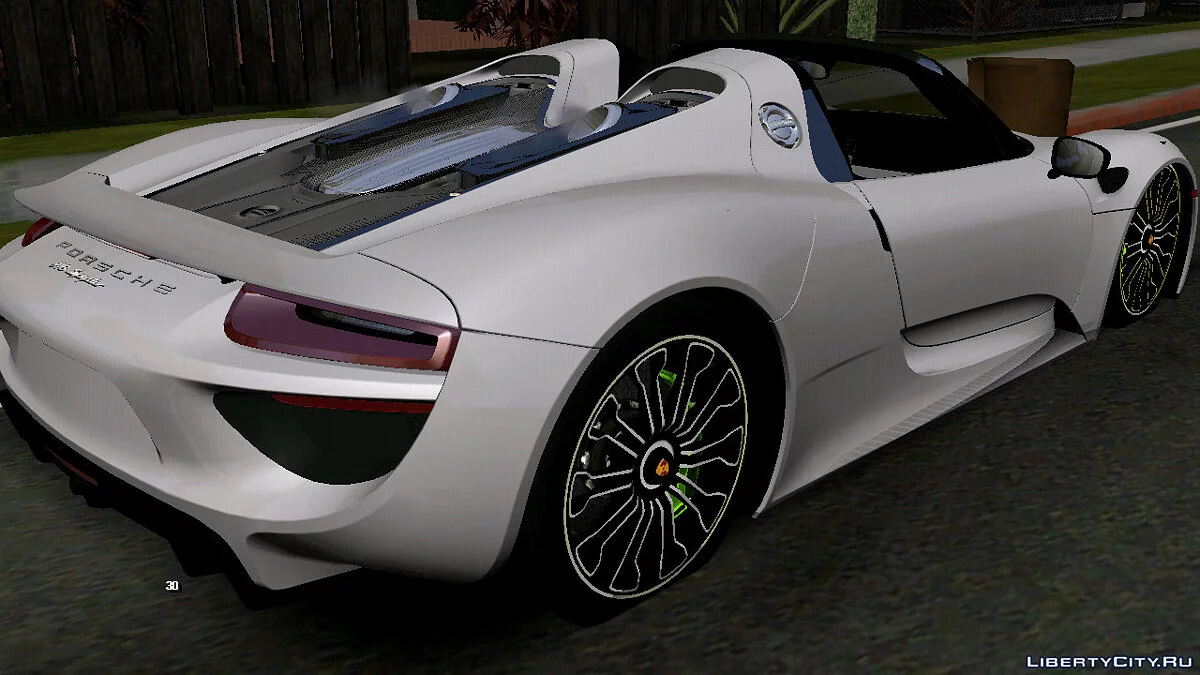 2014 Porsche 918 Spyder / GTA San Andreas (iOS, Android)