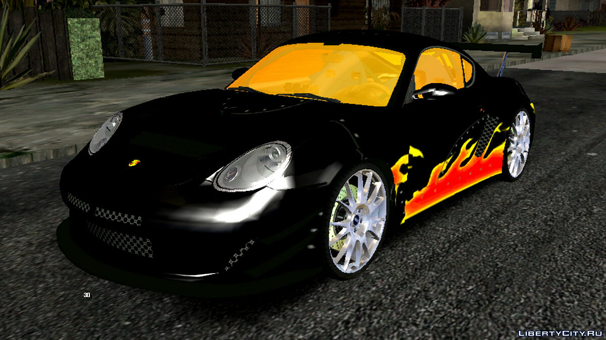 Скачать Porsche Cayman S Из NFS: Most Wanted Для GTA San Andreas.