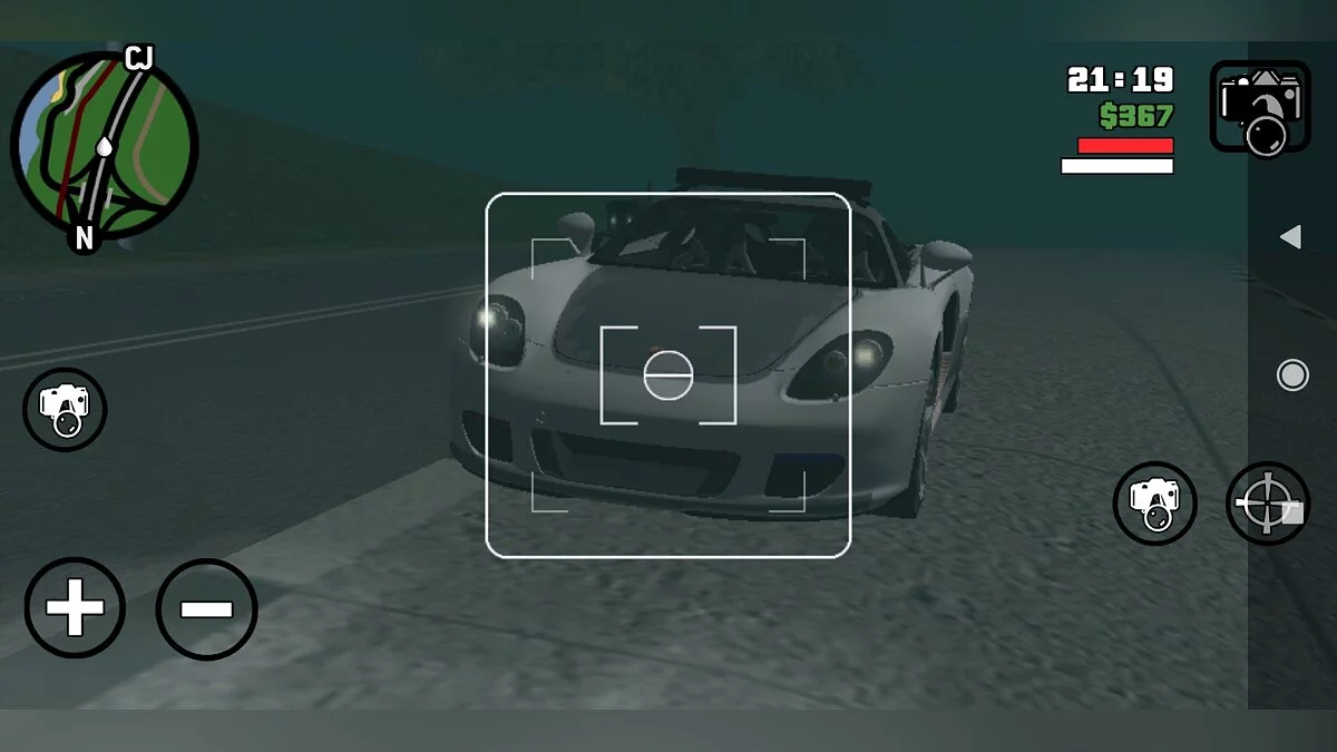Porsche Carrera GT - شرطة رومانيا / GTA سان أندرياس (iOS، أندرويد)