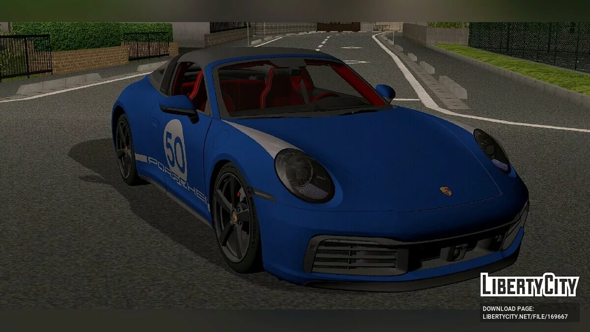 2022 Porsche 911 Targa 4S / GTA San Andreas (iOS, Android)