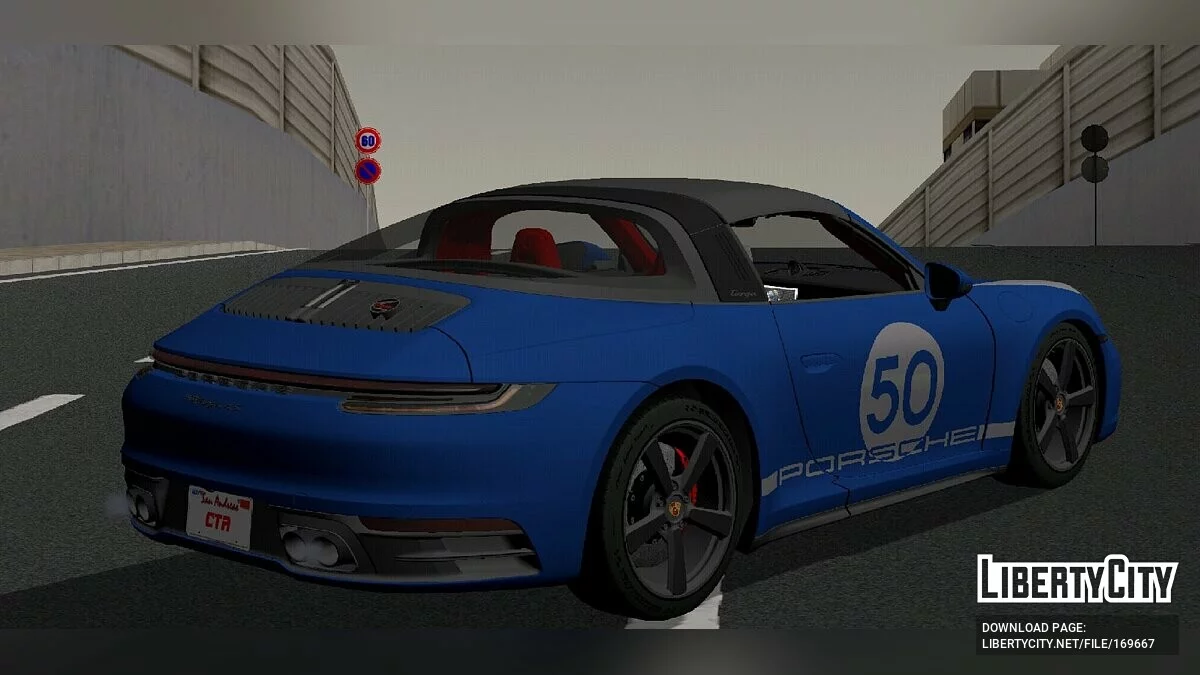 2022 Porsche 911 Targa 4S / GTA San Andreas (iOS, Android)